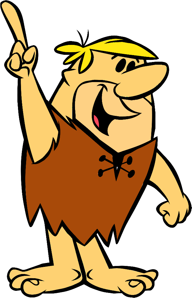 Fred Flintstone Barney Rubble Pebbles Flintstone Wilma - Barney Rubble Clipart (640x995), Png Download