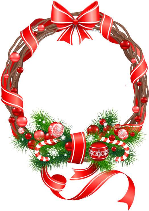 Decoration Mall Ornament Christmas Hq Image Free Png - Christmas Wreath Designs Clipart Transparent Png (600x769), Png Download