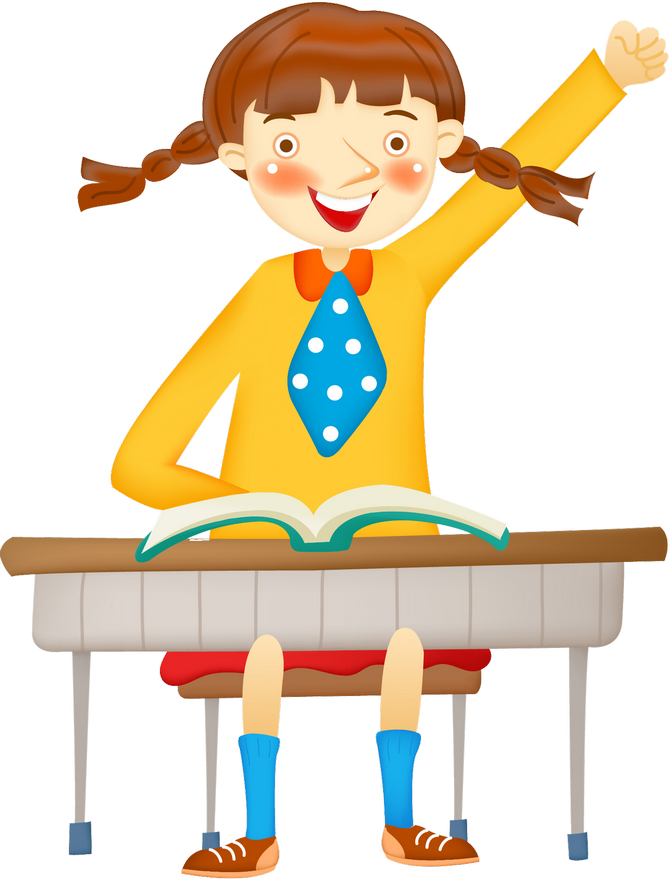 Escola & Formatura - Classroom Cartoons Cut Out Clipart (670x882), Png Download