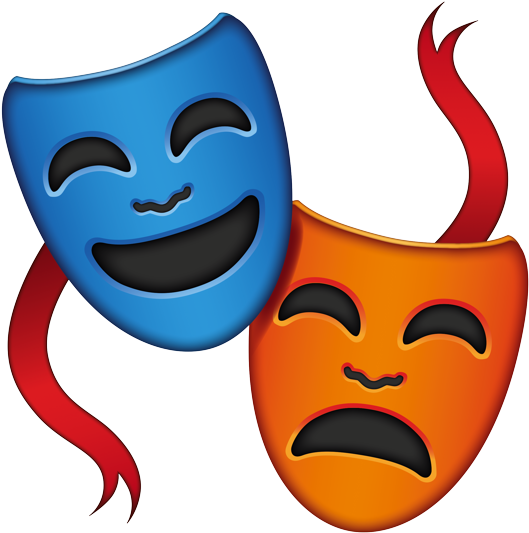 Performing Art Theater Emoji Clipart Full Size Clipart (5422535