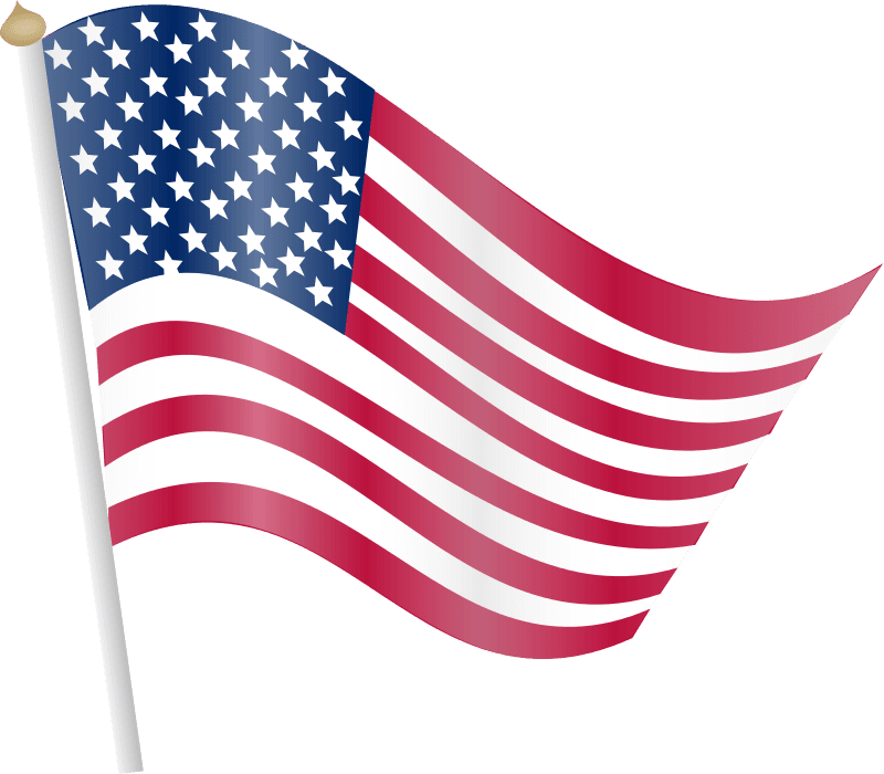 Clip Art Mag - Transparent Us Flag Clip Art - Png Download (800x700), Png Download