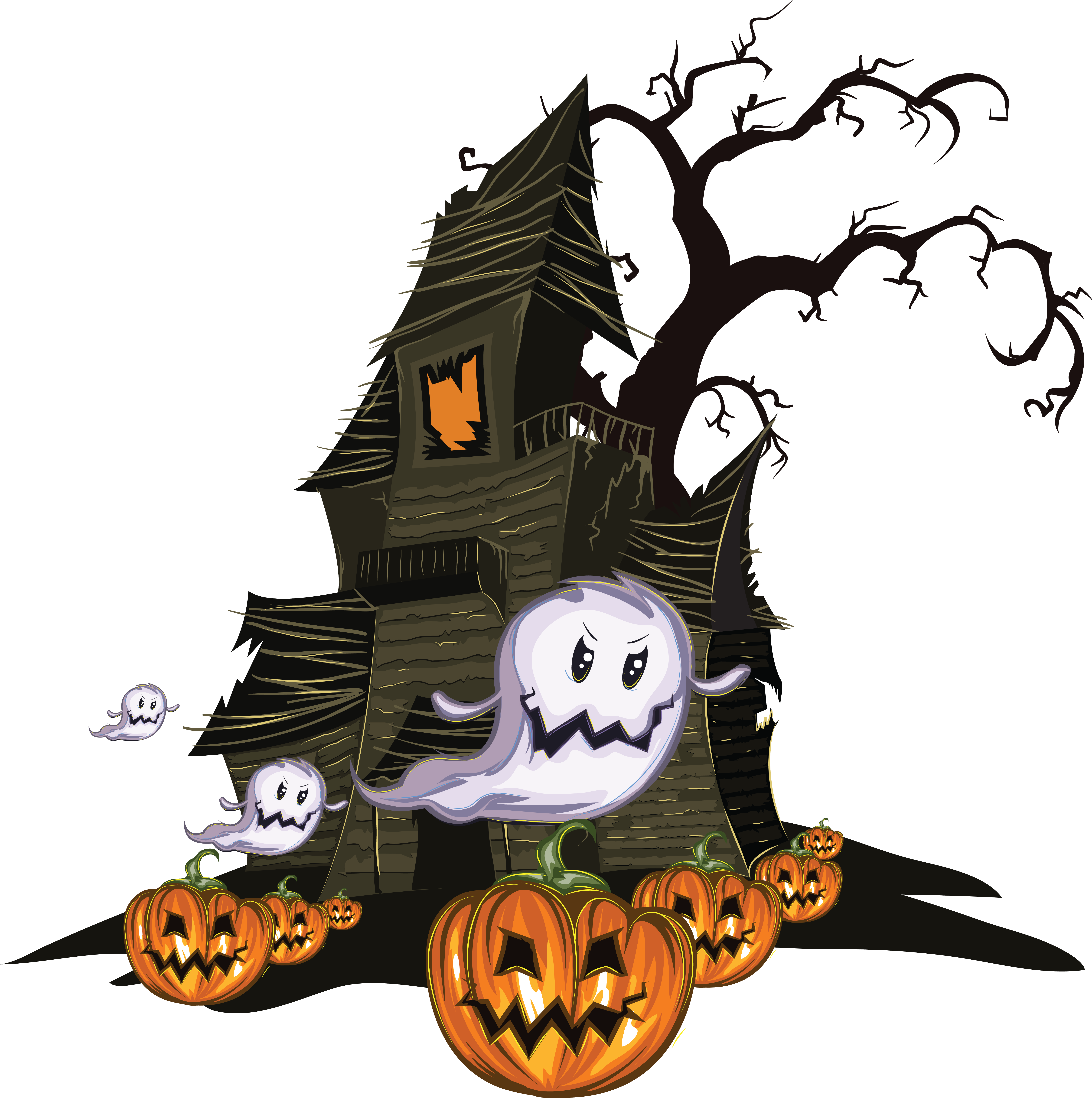 Halloween Png Clipart (6990x7077), Png Download