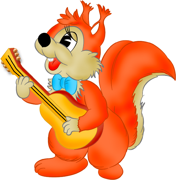 Squirrel Cartoon Clipart 9 Height Image - Squirrel Clipart - Png Download (600x600), Png Download