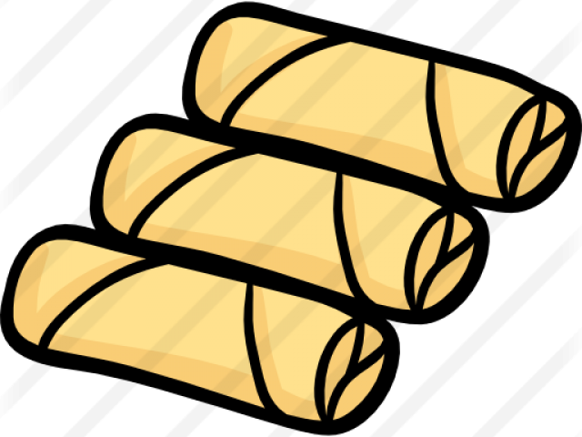 Transparent Egg Roll Clipart - Clipart Spring Roll Png (640x480), Png Download