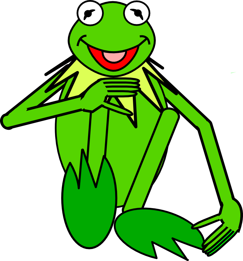 Kermit The Frog Toad True Frog The Muppets - Kermit The Frog Png 2d Clipart (830x893), Png Download