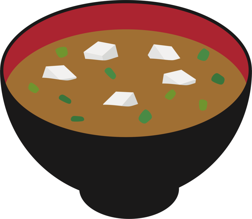 Cuisine,side Dish,food - Japanese Soup Clipart Png Transparent Png (863x749), Png Download