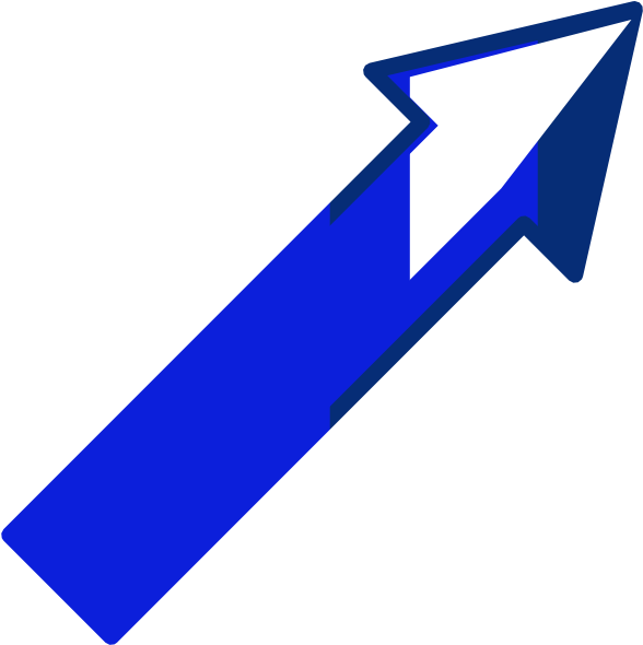 Arrow Up Right 2 Clip Art At Clker - Png Download (600x589), Png Download