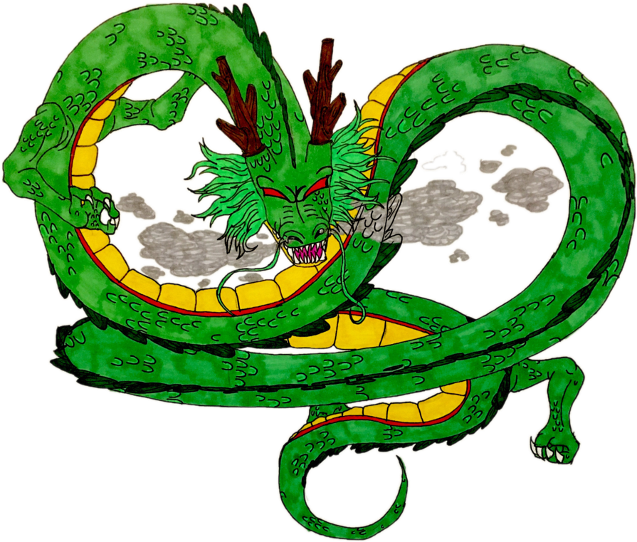 Shenron The Eternal Dragon By Blackbeltkitten009 - Dragon Clipart (895x761), Png Download