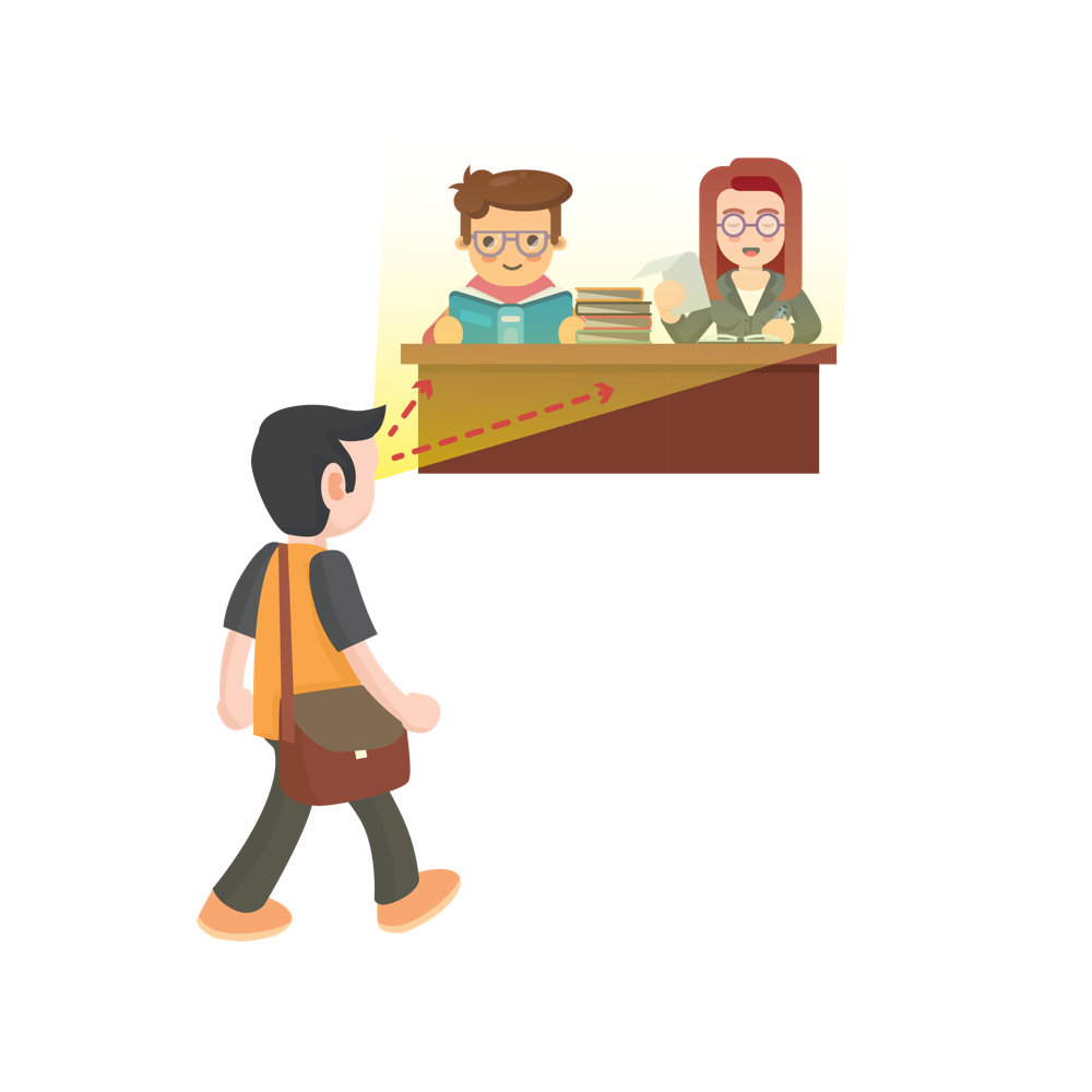 Reading The Room - Clip Art - Png Download (1000x1000), Png Download