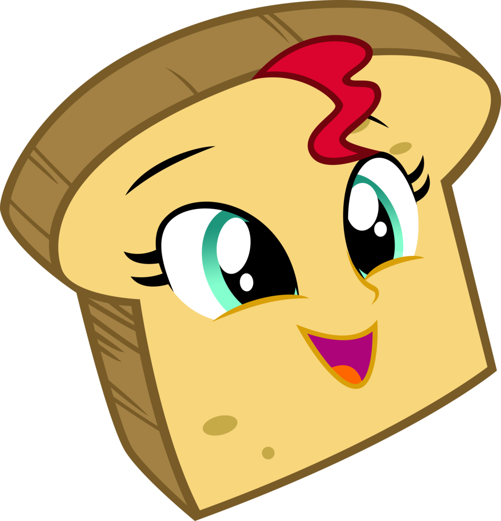Transparent Toast Simple - Sunset Shimmer Toast Clipart (983x1024), Png Download