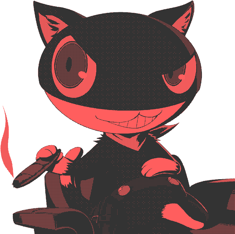 Morgana Persona 5 Official Art Clipart (800x797), Png Download