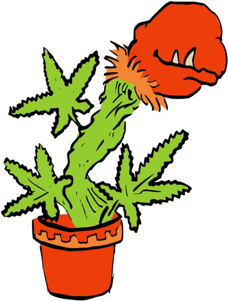 Plant,flower,leaf - Drawing Of Computer With Flower Pot Clipart (530x750), Png Download