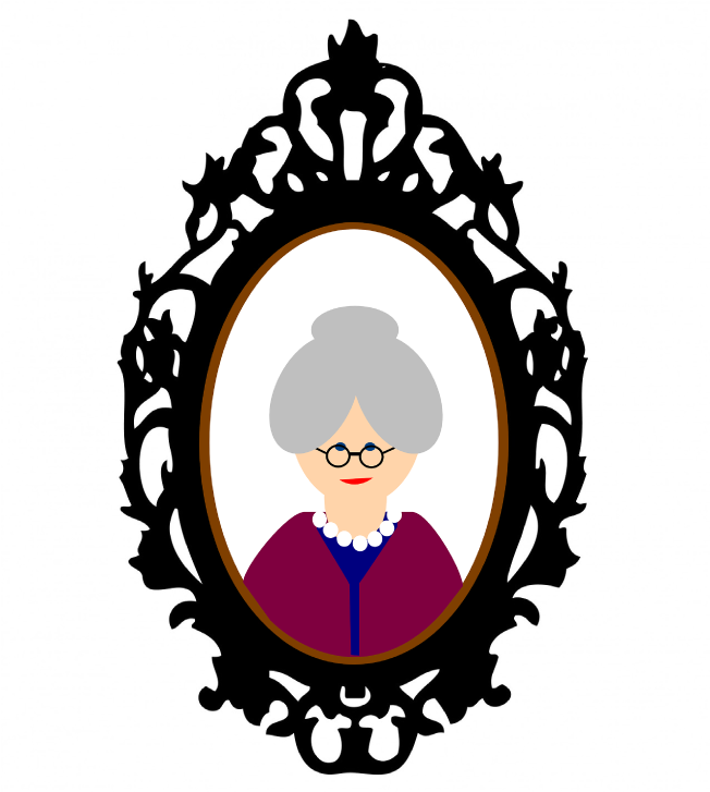 Look In The Mirror That's Your Competition Means Clipart (864x864), Png Download