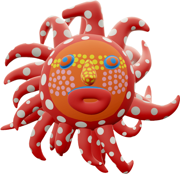Yayoi Kusama Thanksgiving Day Parade Clipart (768x768), Png Download