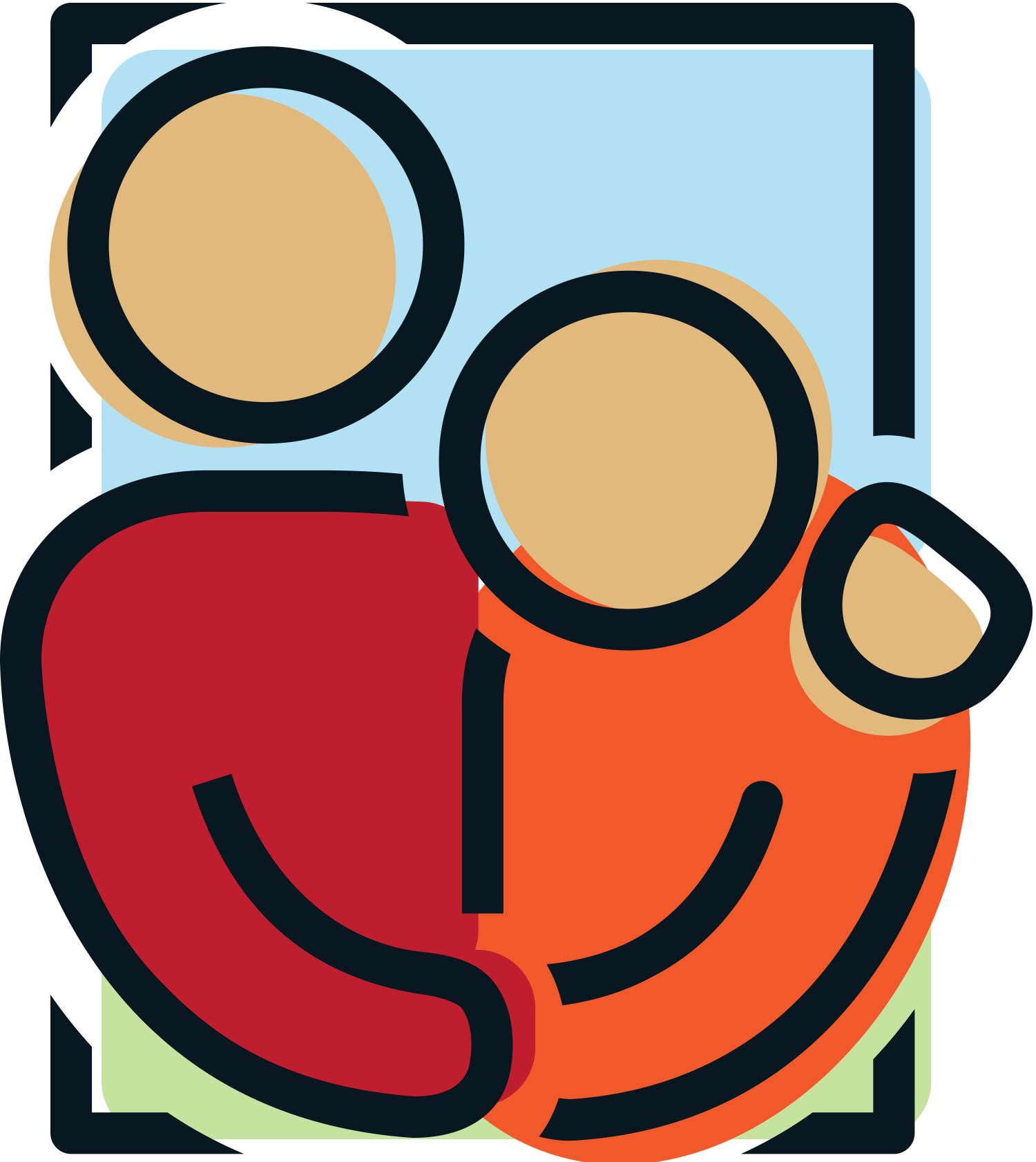 Hugging Clipart (1500x1682), Png Download