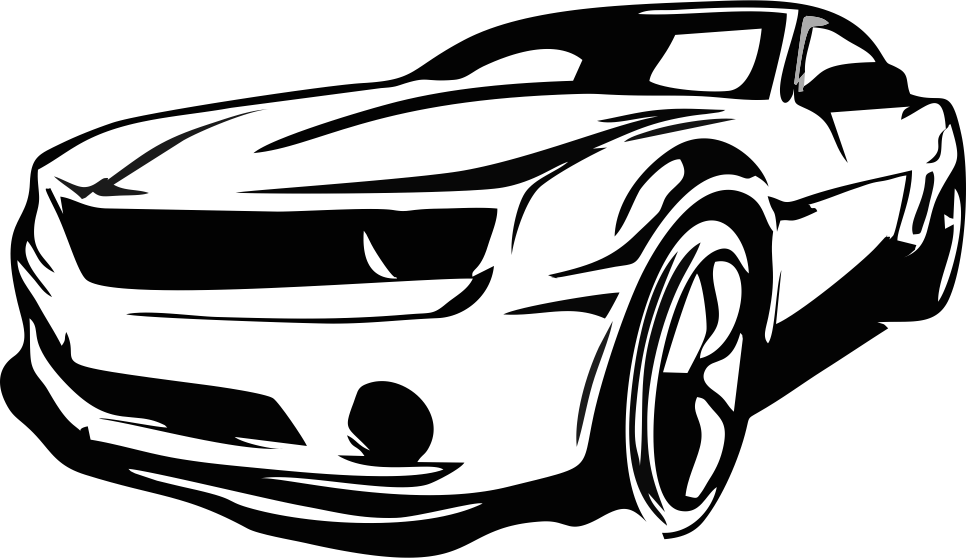 Chevrolet Camaro Sports Car Vector Graphics Ford Mustang - Camaro Clipart - Png Download (966x558), Png Download