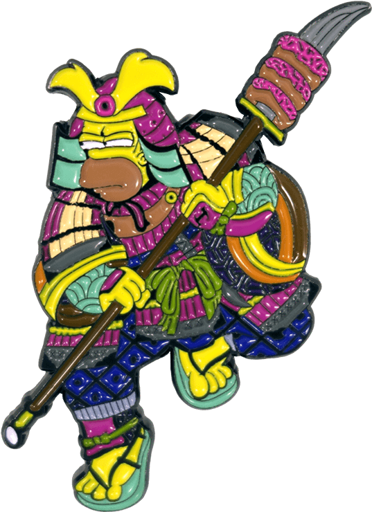 Homer Samurai Clipart (800x800), Png Download