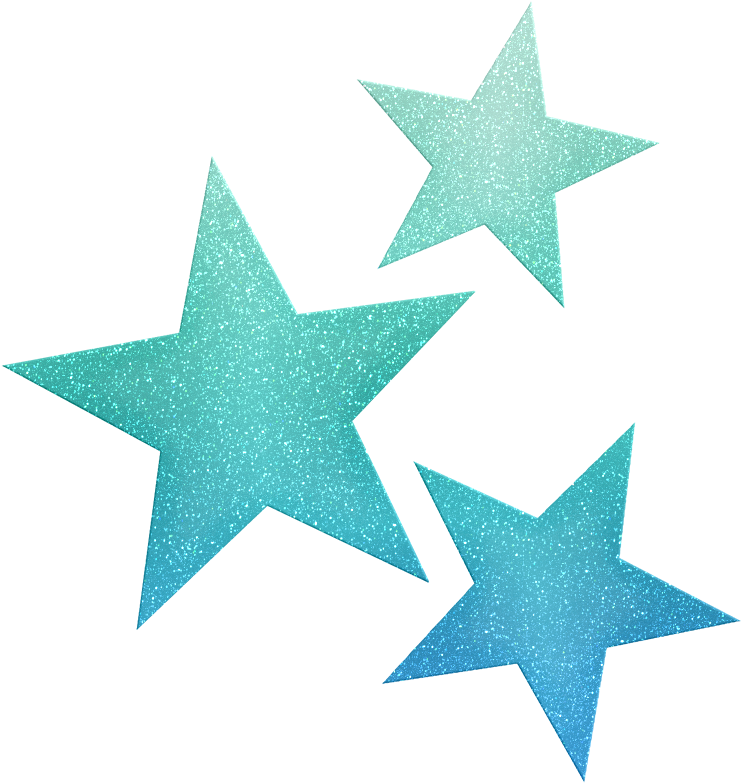 Stars ‿✿⁀°○ Star Clipart, Cute Clipart - Teal Star Clipart - Png Download (741x783), Png Download