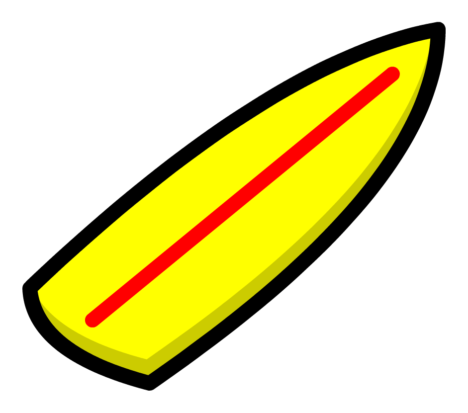 Clip Charts Editable - Cartoon Surfboard Transparent Background - Png Download (941x831), Png Download