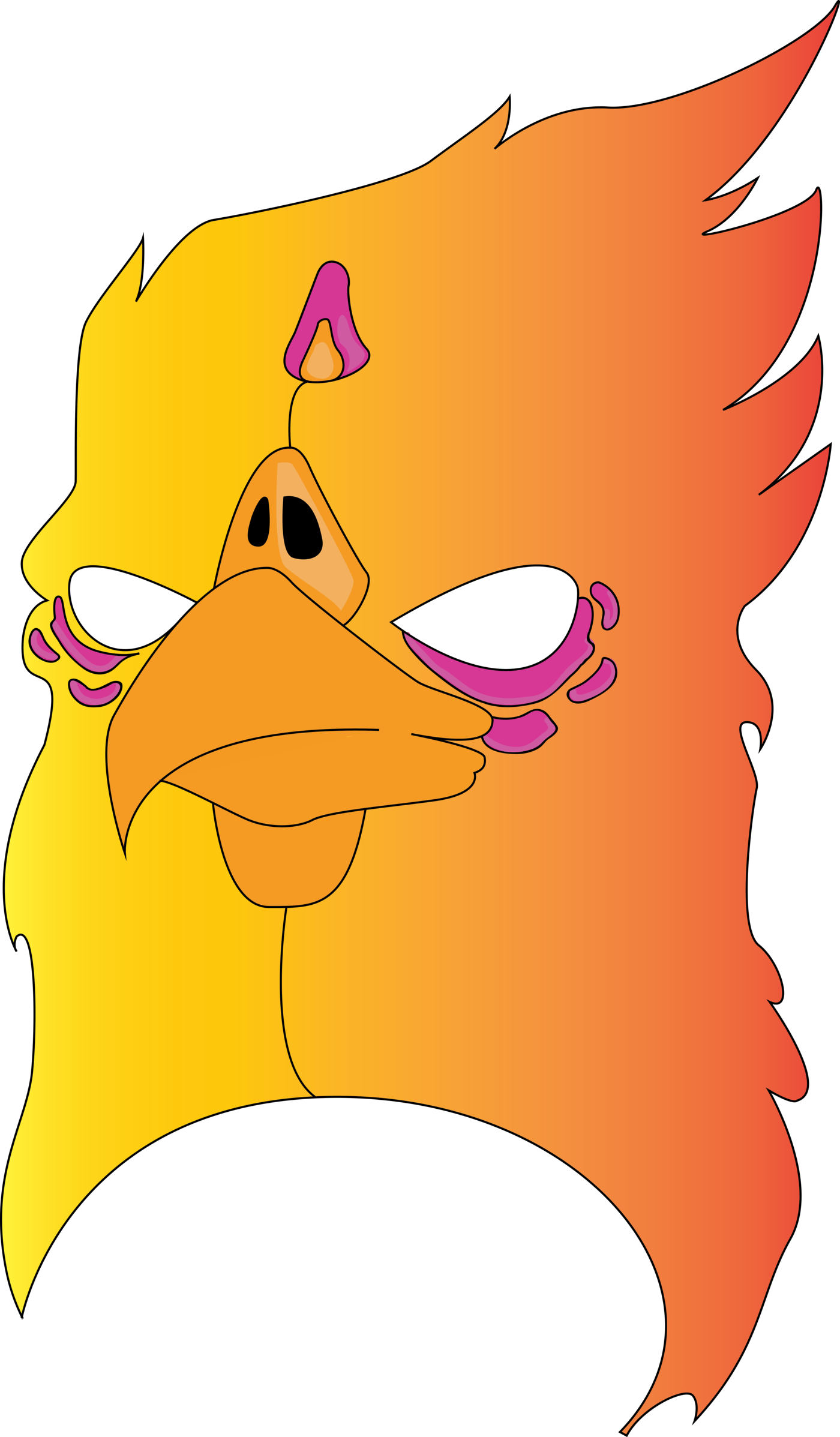 Cartoon Clipart (1400x2395), Png Download