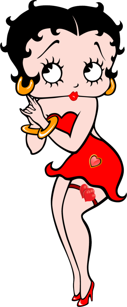 Betty Boop Transparent Background ~ Free Png Images - Cartoon Characters Betty Boop Clipart (426x1024), Png Download