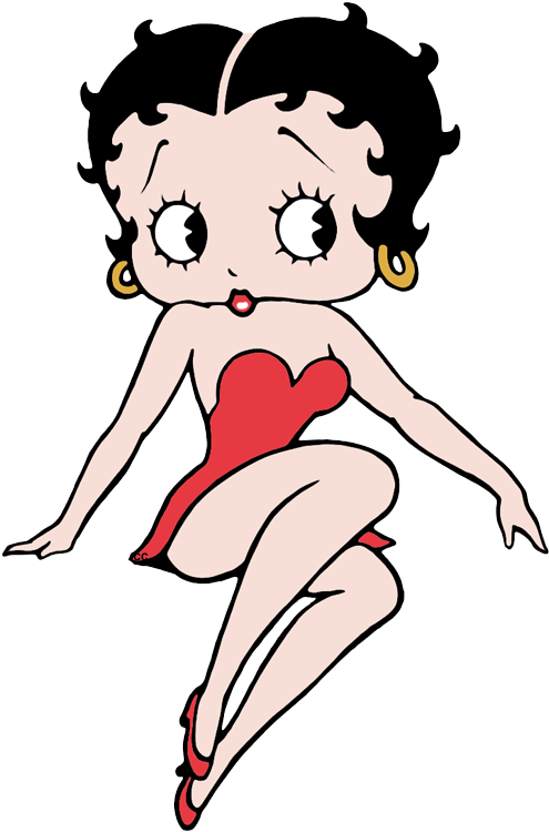 Clip Art Betty Boop Png Transparent Png (495x750), Png Download