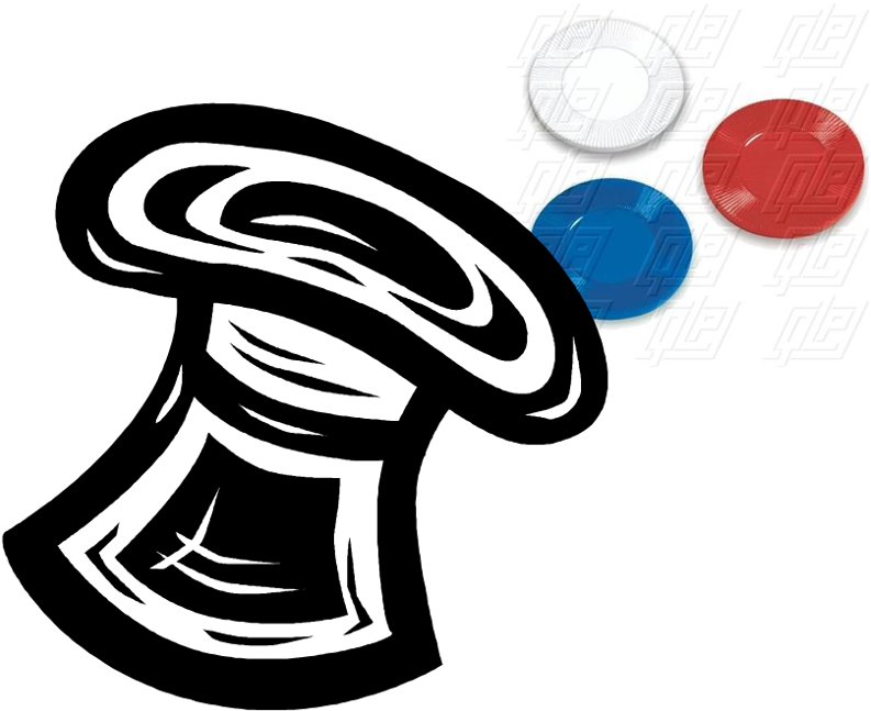 Drawing Poker Chips - Hats Off Clipart (800x656), Png Download