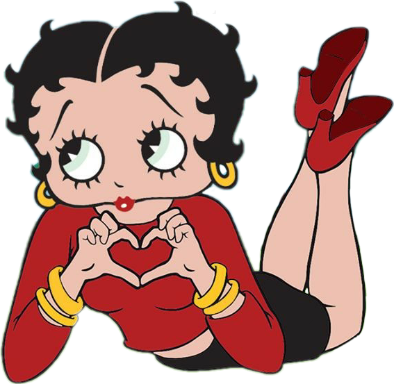 Betty Boop Cartoon Clipart (567x553), Png Download