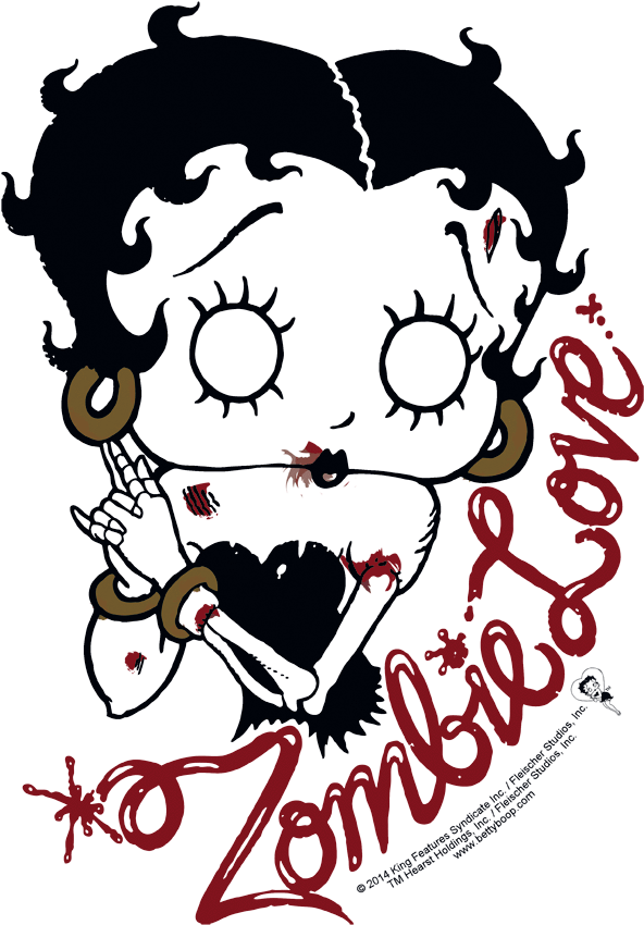 Betty Boop Kisses Gif Clipart (605x900), Png Download