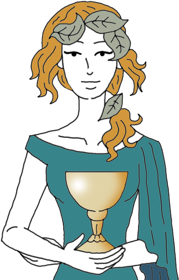 Chalice - Sitting Clipart (600x600), Png Download