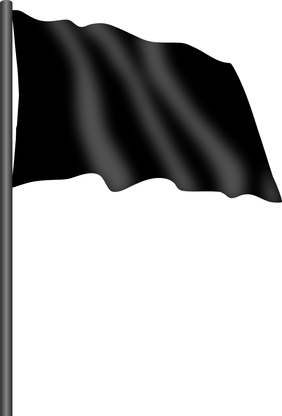 Black Flag Clipart , Png Download - Flag Black And White Png Transparent Png (900x1325), Png Download