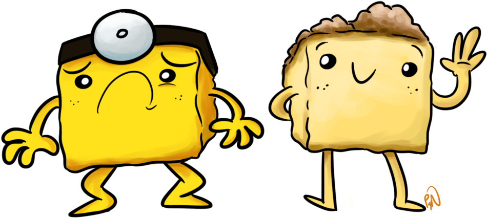 More Like The Three Food Groups By Pickles 4 Nickles - Cornbread Cartoon Clipart (1024x487), Png Download