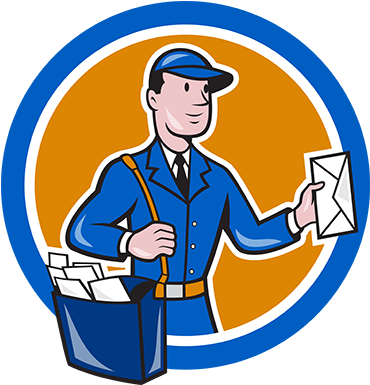 Carteiro Desenho Clipart (997x384), Png Download