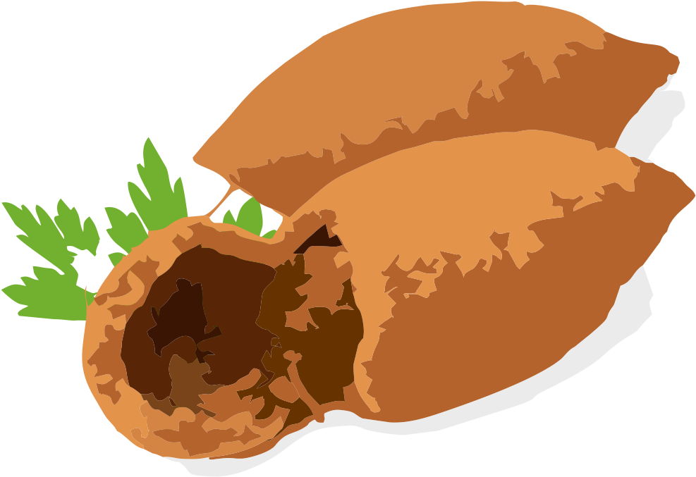 Kibbeh Cartoon Clipart (1100x1100), Png Download