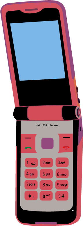 Mobile Phone Clipart (567x822), Png Download