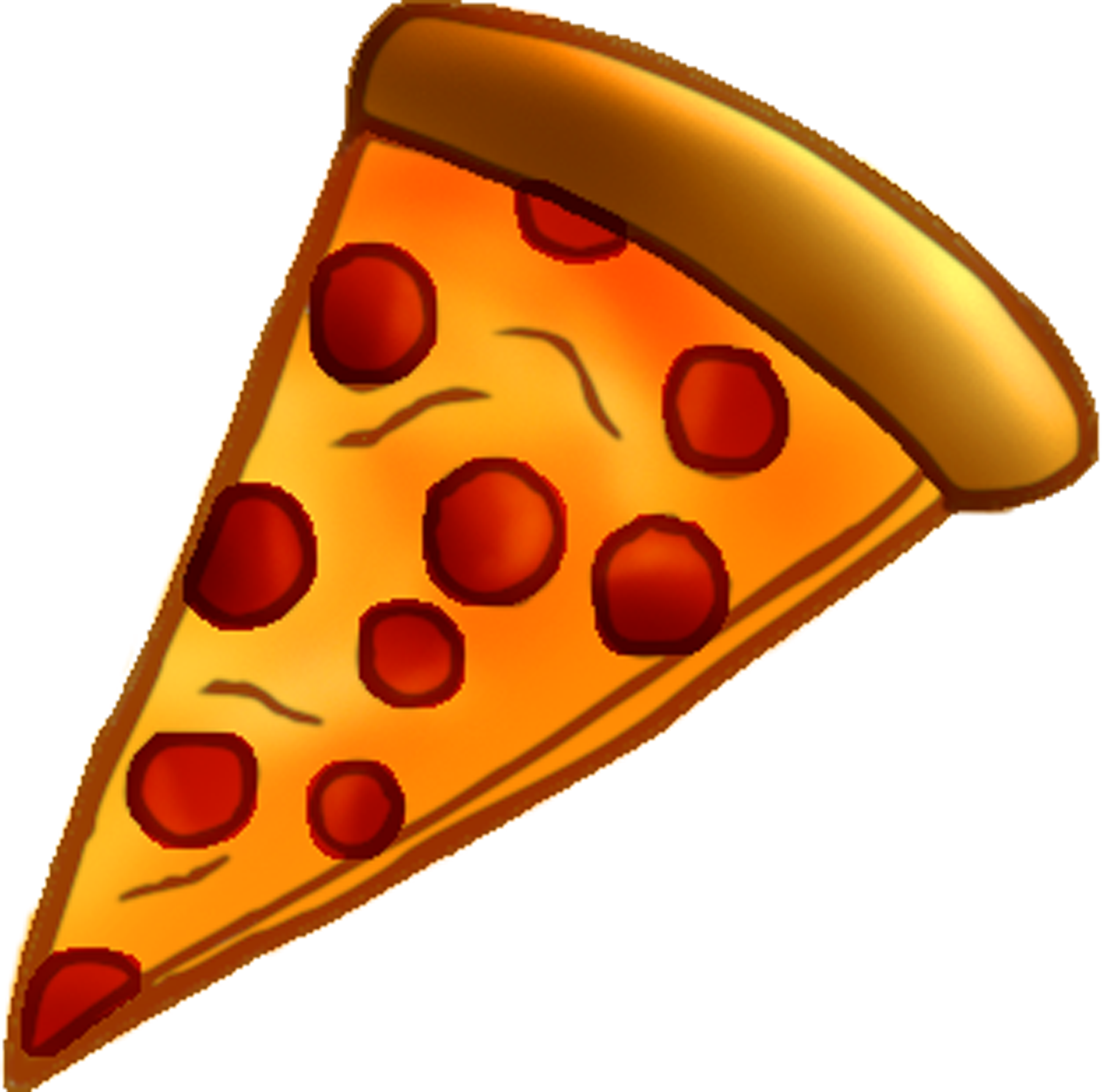 A Pizza Triangle Clipart - Pizza Clipart No Background - Png Download (1800x1783), Png Download