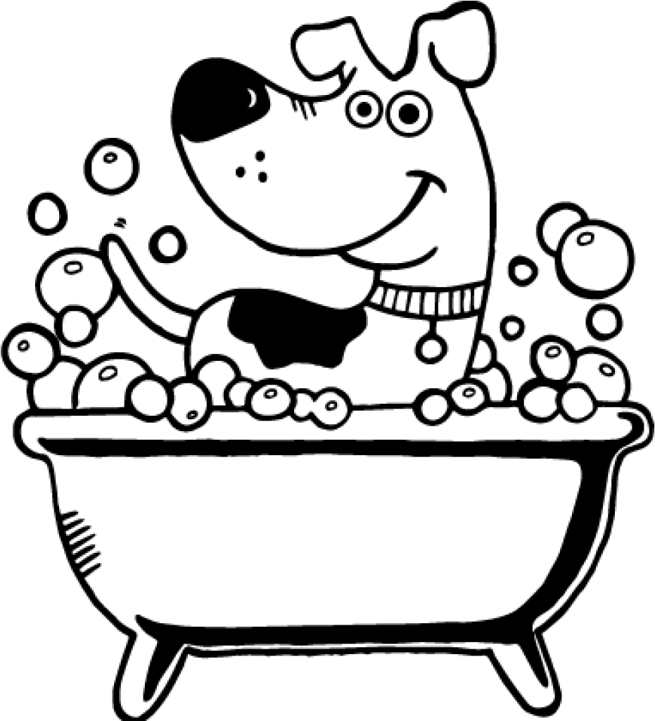 Puppy Clip Grooming - Dog Groom Clip Art - Png Download (1024x1024), Png Download