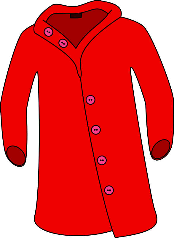 Winter Coat Cliparts - Transparent Jacket Clipart - Png Download (587x800), Png Download