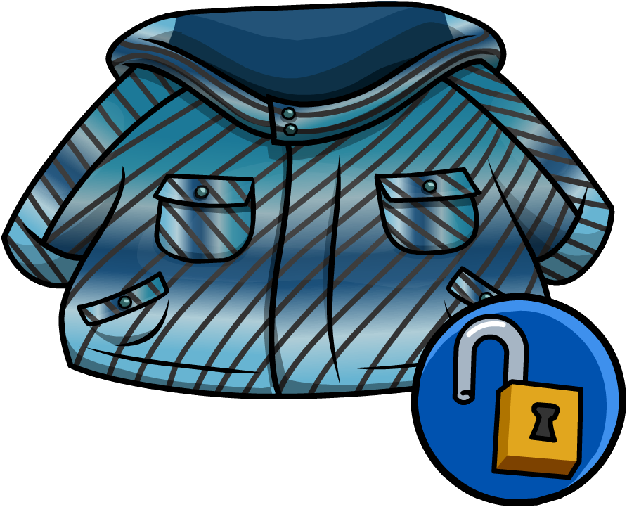 Jacket Clipart Winterclothes - Club Penguin Winter Coat - Png Download (892x721), Png Download