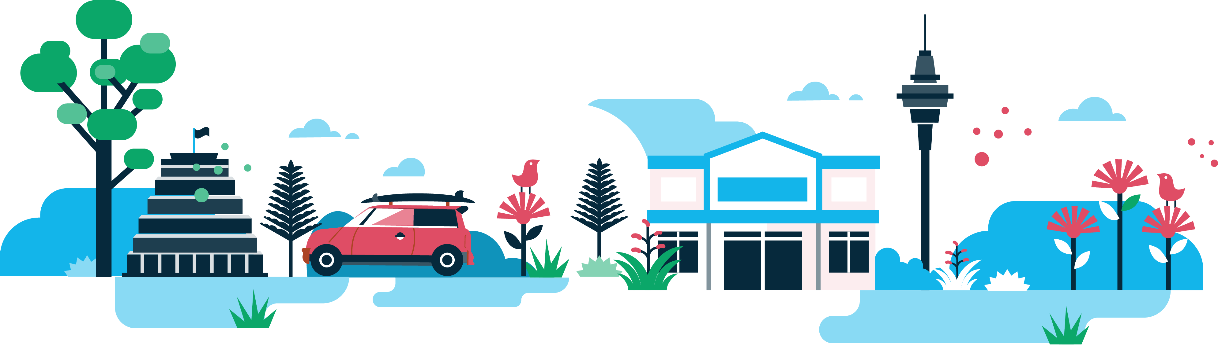 Welcome To New Zealand Clipart - Png Download (3978x1132), Png Download