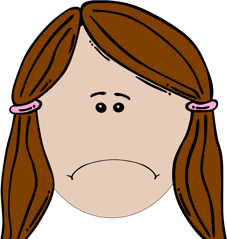 Blue Sad Face Svg Clip Arts - Face Clip Art Sad - Png Download (1024x1024), Png Download