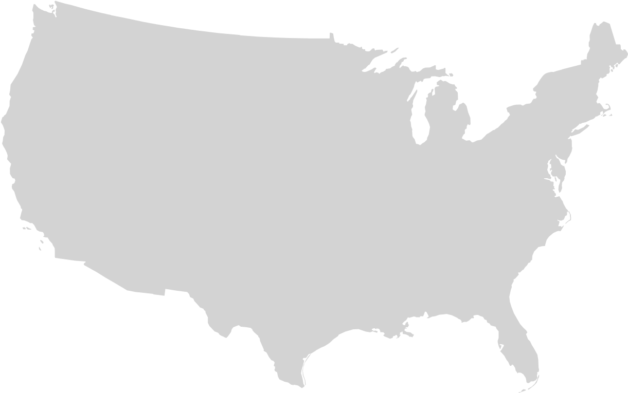 Png Usa Outline File Blank Us Map Mainland With No - United States Map White Png Clipart (1221x765), Png Download