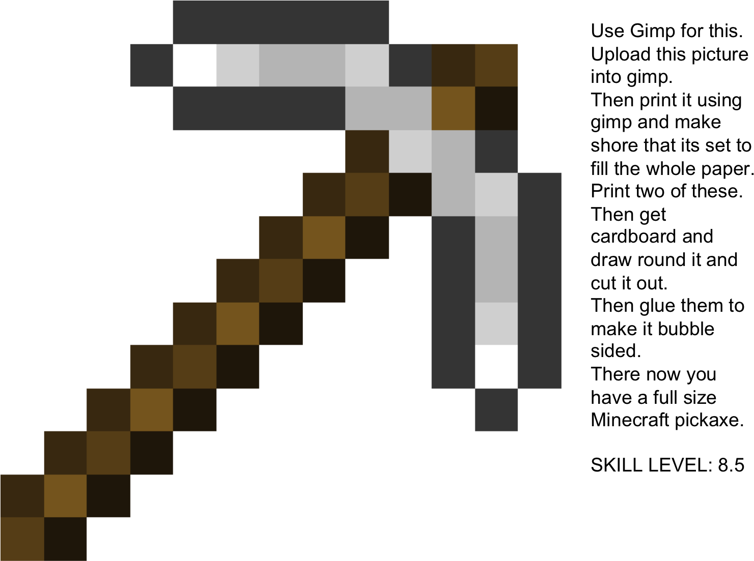 Minecraft Clipart Minecraft Pickaxe - Minecraft Iron Pickaxe Png Transparent Png (1502x1127), Png Download