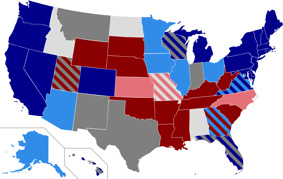 United Senate Elections, Us States 2018 2016 Clipart - Assisted Suicide Legal In The Us - Png Download (959x593), Png Download