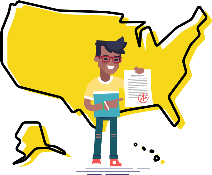 Usa Map - Cartoon Clipart (800x600), Png Download