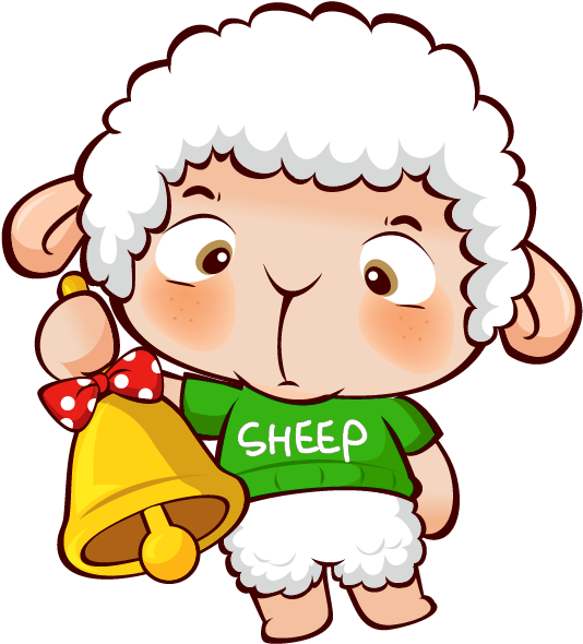 Transparent Christmas Sheep Png Clipart - Christmas Sheep Clipart (557x612), Png Download