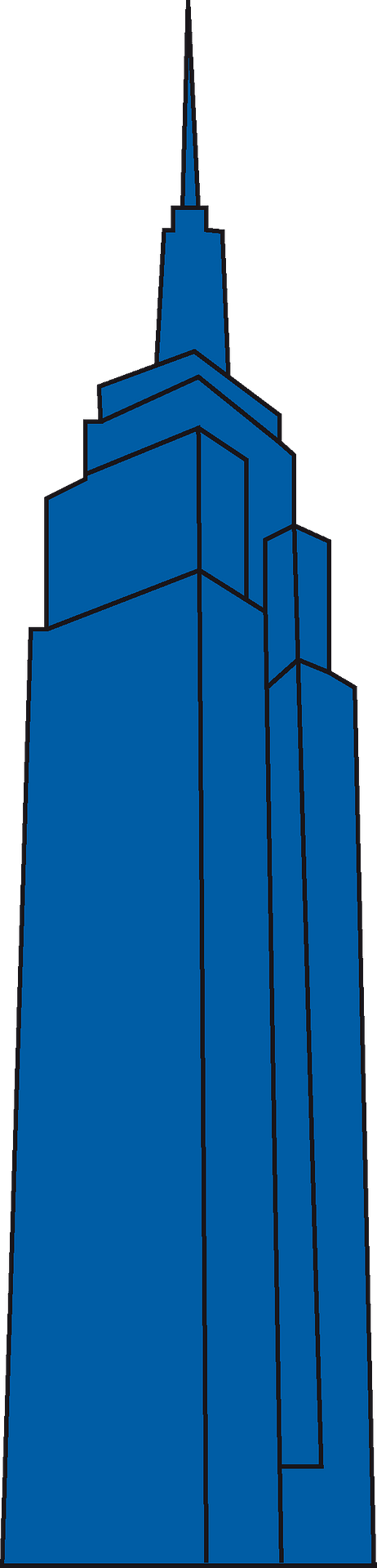 Empire State Building Clipart - Png Download (192x800), Png Download