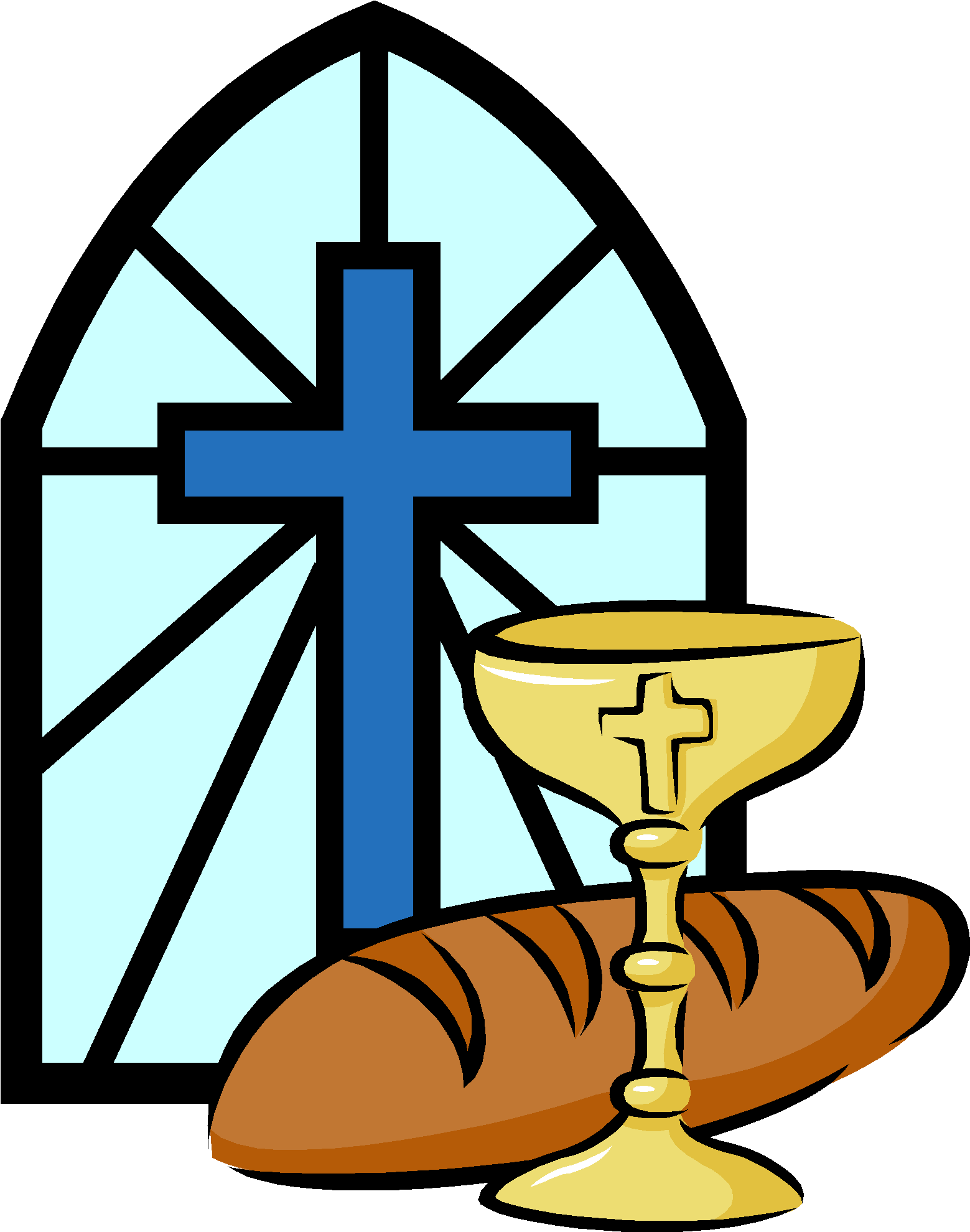 Clipart Holy Communion Bread And Wine - Communion Bread And Wine Clip