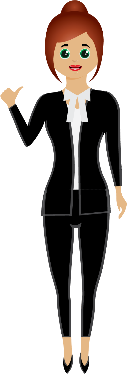 Formal Wear Clipart (605x1704), Png Download