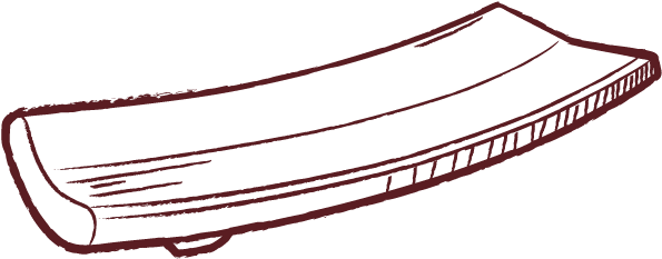 Barrel Stave Cheese Board - Canoe Clipart (650x584), Png Download